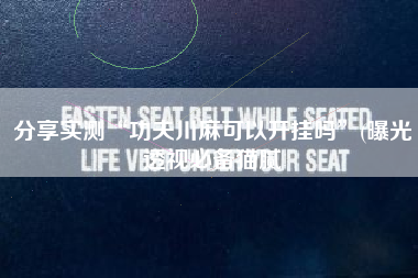 分享实测“功夫川麻可以开挂吗”(曝光透视必备猫腻